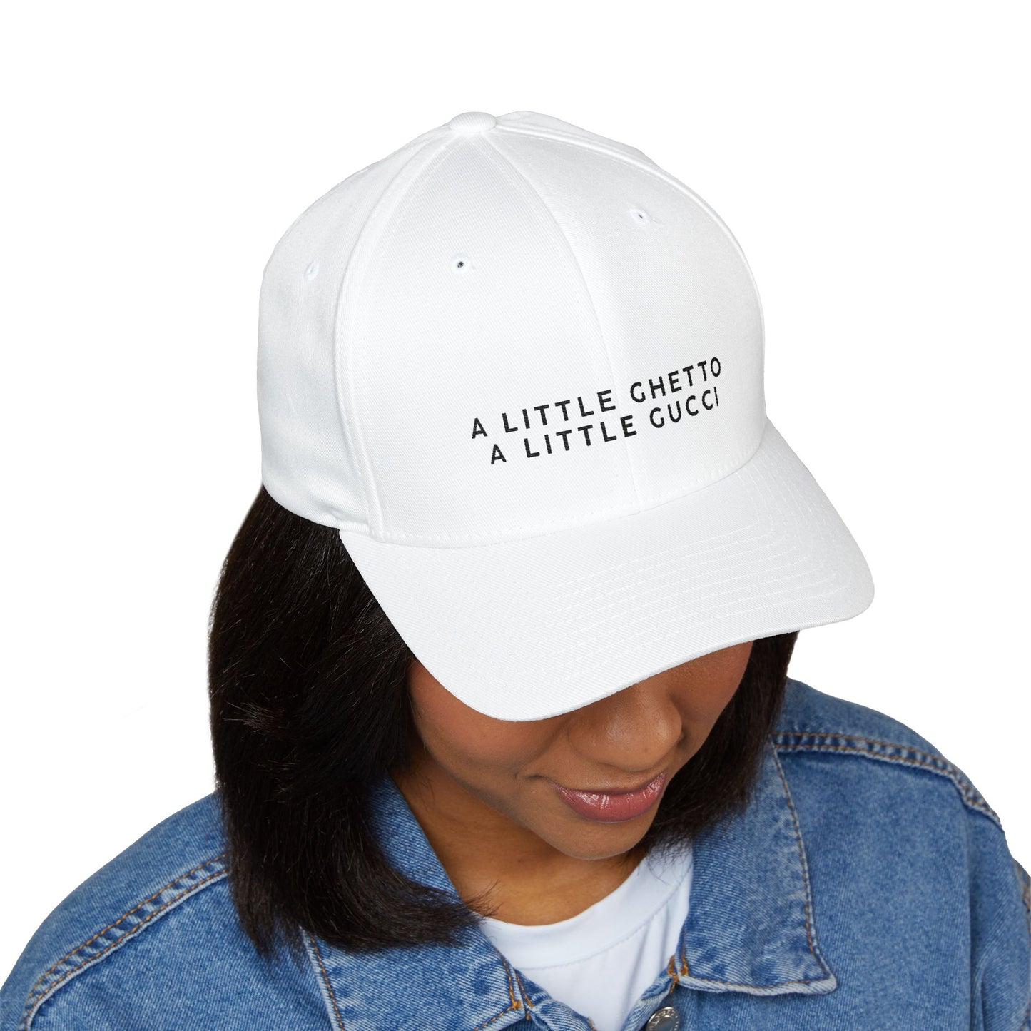 "A Little Ghetto A Little Gucci" - Embroidered Cap